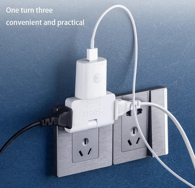 Rotatable Socket Converter (3 PCS)