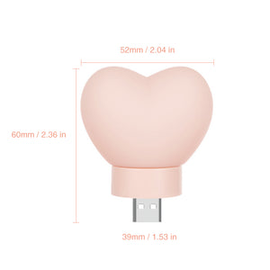 Cute Heart Shaped Night Light