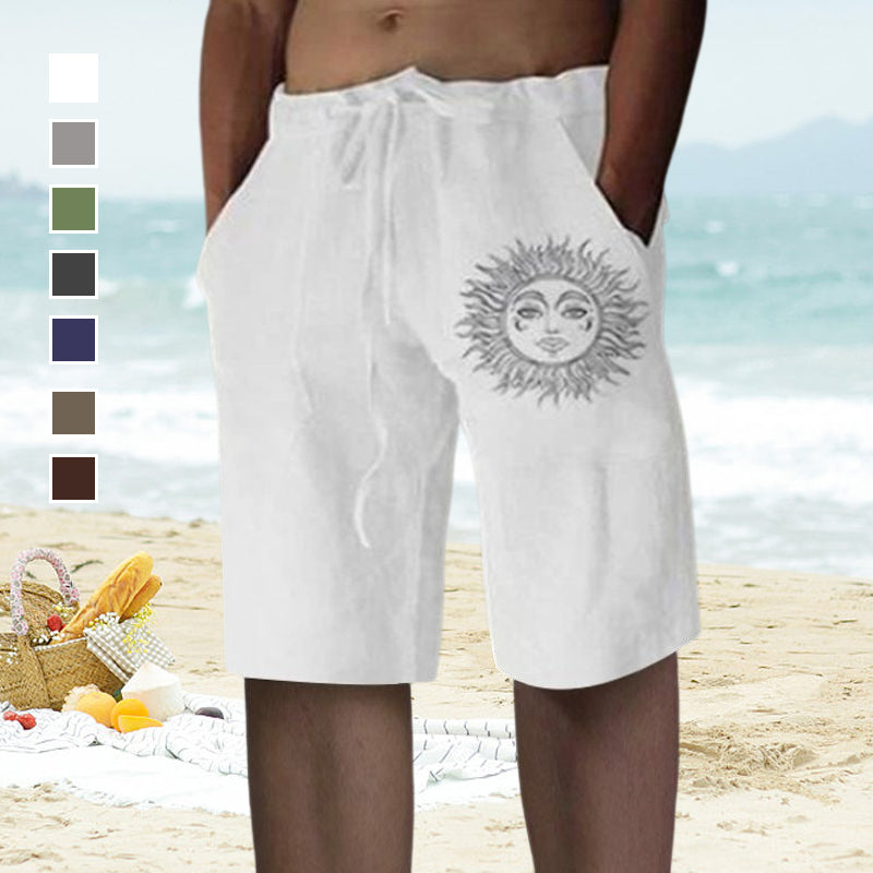 Men's Stretch Drawstring Straight Shorts