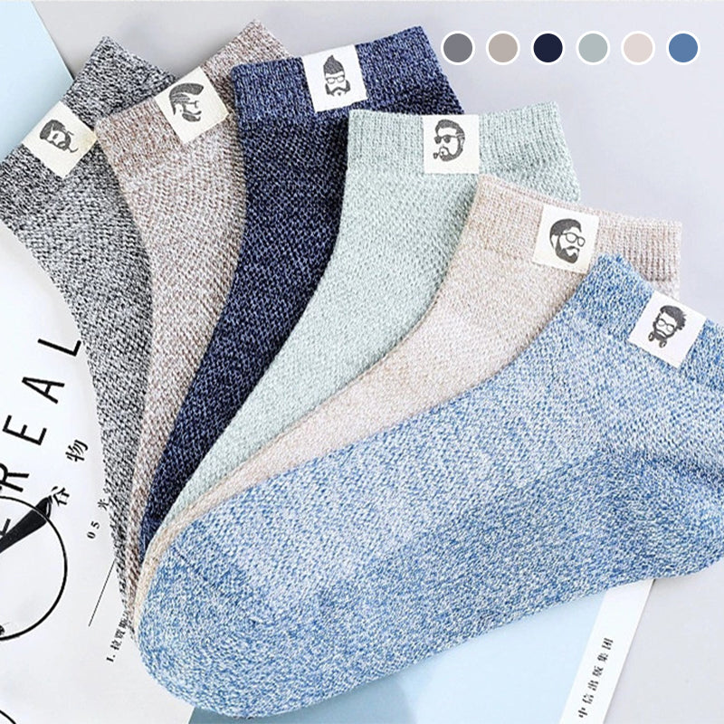 Men‘s Business Breathable Anti-bacterial Deodorant Socks（5PCS）