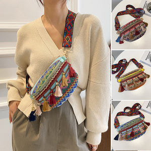 Vintage Colorful Waist Bag