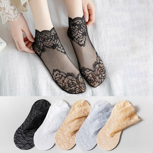 New Ladies Fashion Lace Socks