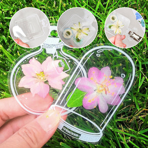 Beautiful Transparent Dried Flower Bookmarks
