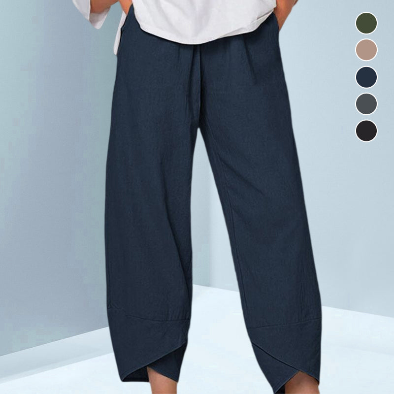 Cotton Linen Casual Pants