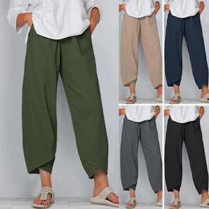 Cotton Linen Casual Pants