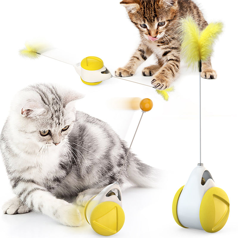 Swing Cat Toy With Wheels