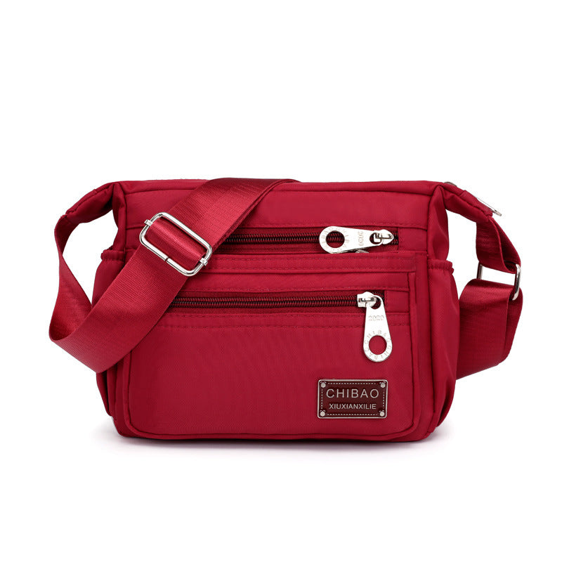 Women’s Multi-layer Nylon Crossbody Bag