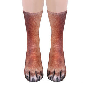 3D Animal Paw Socks