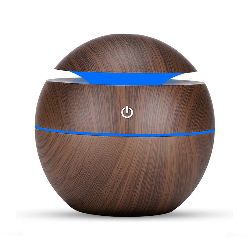 Wood Grain Round Humidifier – Peachloft