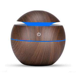 Wood Grain Round Humidifier