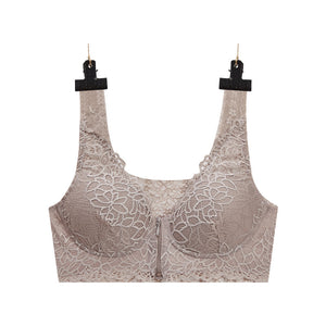 Front Zipper Sexy Lace Bra