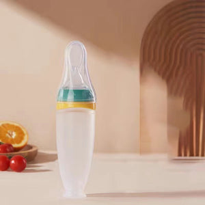 Suction Cup Food Supplement Silicone Soft Spoon