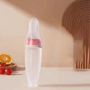 Suction Cup Food Supplement Silicone Soft Spoon