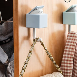 Cute Cat Key Hook Wall Decoration