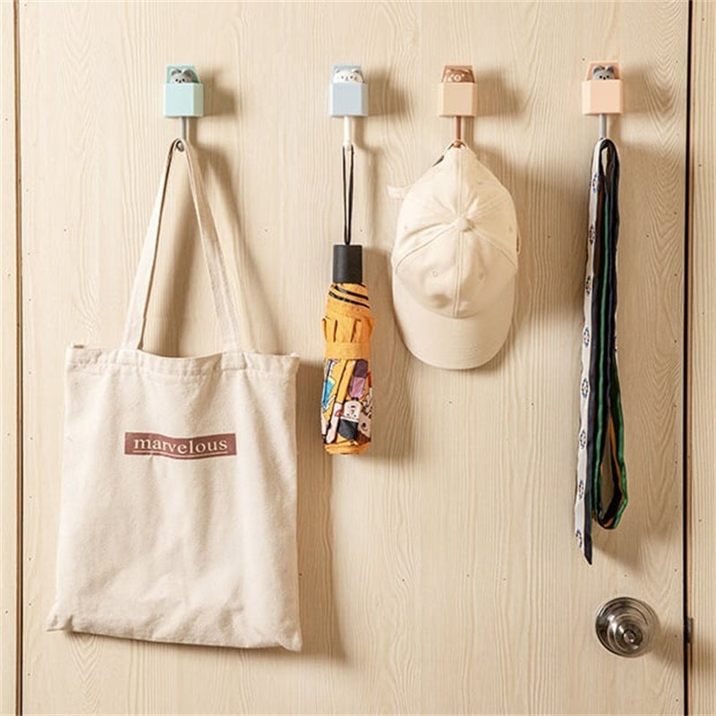 Cute Cat Key Hook Wall Decoration