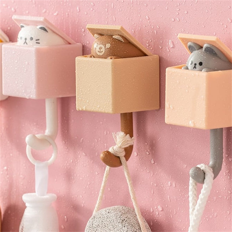Cute Cat Key Hook Wall Decoration
